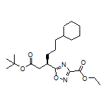 Ethyl (R)-5-[1-(tert-Butoxy)-6-cyclohexyl-1-oxo-3-hexyl]-1,2,4-oxadiazole-3-carboxylate