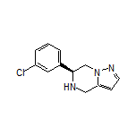 (S)-6-(3-Chlorophenyl)-4,5,6,7-tetrahydropyrazolo[1,5-a]pyrazine