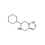 6-Cyclohexyl-4,5,6,7-tetrahydropyrazolo[1,5-a]pyrazine