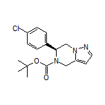 (S)-5-Boc-6-(4-chlorophenyl)-4,5,6,7-tetrahydropyrazolo[1,5-a]pyrazine