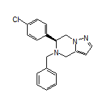 (S)-5-Benzyl-6-(4-chlorophenyl)-4,5,6,7-tetrahydropyrazolo[1,5-a]pyrazine