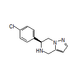 (S)-6-(4-Chlorophenyl)-4,5,6,7-tetrahydropyrazolo[1,5-a]pyrazine