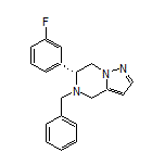 (R)-5-Benzyl-6-(3-fluorophenyl)-4,5,6,7-tetrahydropyrazolo[1,5-a]pyrazine