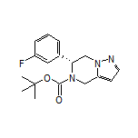 (R)-5-Boc-6-(3-fluorophenyl)-4,5,6,7-tetrahydropyrazolo[1,5-a]pyrazine