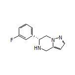 (R)-6-(3-Fluorophenyl)-4,5,6,7-tetrahydropyrazolo[1,5-a]pyrazine