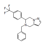 5-Benzyl-6-[4-(trifluoromethyl)phenyl]-4,5,6,7-tetrahydropyrazolo[1,5-a]pyrazine