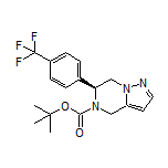 (S)-5-Boc-6-[4-(trifluoromethyl)phenyl]-4,5,6,7-tetrahydropyrazolo[1,5-a]pyrazine