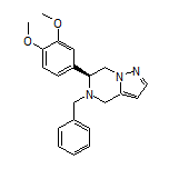 (S)-5-Benzyl-6-(3,4-dimethoxyphenyl)-4,5,6,7-tetrahydropyrazolo[1,5-a]pyrazine