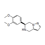 (S)-6-(3,4-Dimethoxyphenyl)-4,5,6,7-tetrahydropyrazolo[1,5-a]pyrazine