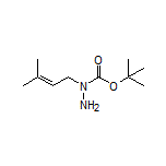 1-Boc-1-(3-methylbut-2-en-1-yl)hydrazine