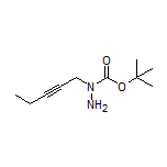 1-Boc-1-(pent-2-yn-1-yl)hydrazine