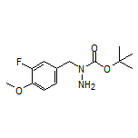 1-Boc-1-(3-fluoro-4-methoxybenzyl)hydrazine