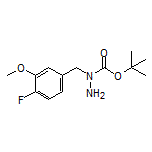 1-Boc-1-(4-fluoro-3-methoxybenzyl)hydrazine