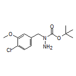 1-Boc-1-(4-chloro-3-methoxybenzyl)hydrazine