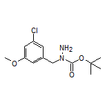 1-Boc-1-(3-chloro-5-methoxybenzyl)hydrazine