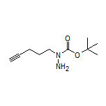 1-Boc-1-(pent-4-yn-1-yl)hydrazine