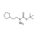 1-Boc-1-(2-cyclopentylethyl)hydrazine