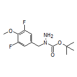 1-Boc-1-(3,5-difluoro-4-methoxybenzyl)hydrazine