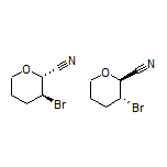 trans-3-Bromotetrahydro-2H-pyran-2-carbonitrile