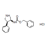 (3S,4S)-N-Cbz-4-phenylpyrrolidin-3-amine Hydrochloride