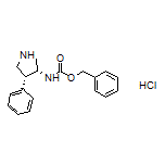 (3R,4R)-N-Cbz-4-phenylpyrrolidin-3-amine Hydrochloride