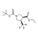 Ethyl (3S,4R)-1-Boc-4-(trifluoromethyl)pyrrolidine-3-carboxylate