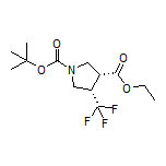 Ethyl (3R,4S)-1-Boc-4-(trifluoromethyl)pyrrolidine-3-carboxylate