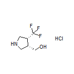 [(3S,4R)-4-(Trifluoromethyl)-3-pyrrolidinyl]methanol Hydrochloride