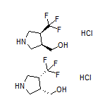 [cis-4-(Trifluoromethyl)-3-pyrrolidinyl]methanol Hydrochloride