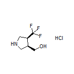 [(3R,4S)-4-(Trifluoromethyl)-3-pyrrolidinyl]methanol Hydrochloride