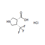 (3R,4S)-4-(Trifluoromethyl)pyrrolidine-3-carboxylic Acid Hydrochloride