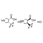 cis-4-(Trifluoromethyl)pyrrolidine-3-carboxylic Acid Hydrochloride