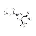 (3S,4R)-1-Boc-4-(trifluoromethyl)pyrrolidine-3-carboxylic Acid