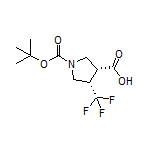 (3R,4S)-1-Boc-4-(trifluoromethyl)pyrrolidine-3-carboxylic Acid