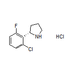 (S)-2-(2-Chloro-6-fluorophenyl)pyrrolidine Hydrochloride