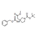 Methyl 2-[1-Boc-3-(Cbz-amino)-3-pyrrolidinyl]acetate