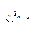 (2R,3S)-3-Fluoropyrrolidine-2-carboxylic Acid Hydrochloride