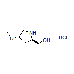 [(2R,4S)-4-Methoxypyrrolidin-2-yl]methanol Hydrochloride