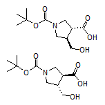 trans-1-Boc-4-(hydroxymethyl)pyrrolidine-3-carboxylic Acid