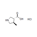 (3R,4R)-4-Methylpyrrolidine-3-carboxylic Acid Hydrochloride