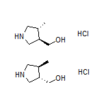 (trans-4-Methyl-3-pyrrolidinyl)methanol Hydrochloride