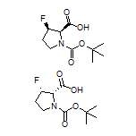 cis-1-Boc-3-fluoropyrrolidine-2-carboxylic Acid