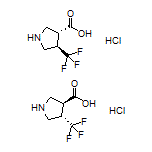 trans-4-(Trifluoromethyl)pyrrolidine-3-carboxylic Acid Hydrochloride