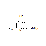 (4-Bromo-6-methoxy-2-pyridyl)methanamine