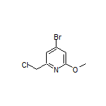 4-Bromo-2-(chloromethyl)-6-methoxypyridine