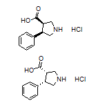 cis-4-Phenylpyrrolidine-3-carboxylic Acid Hydrochloride