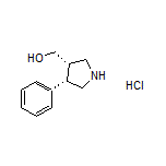 [(3S,4S)-4-Phenyl-3-pyrrolidinyl]methanol Hydrochloride