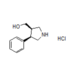 [(3R,4R)-4-Phenyl-3-pyrrolidinyl]methanol Hydrochloride