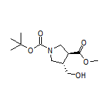 Methyl (3S,4S)-1-Boc-4-(hydroxymethyl)pyrrolidine-3-carboxylate