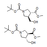 Methyl trans-1-Boc-4-(hydroxymethyl)pyrrolidine-3-carboxylate